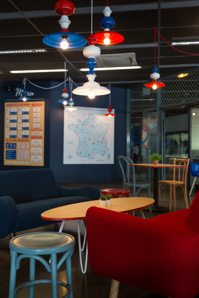 Interior of Croquorico restaurant