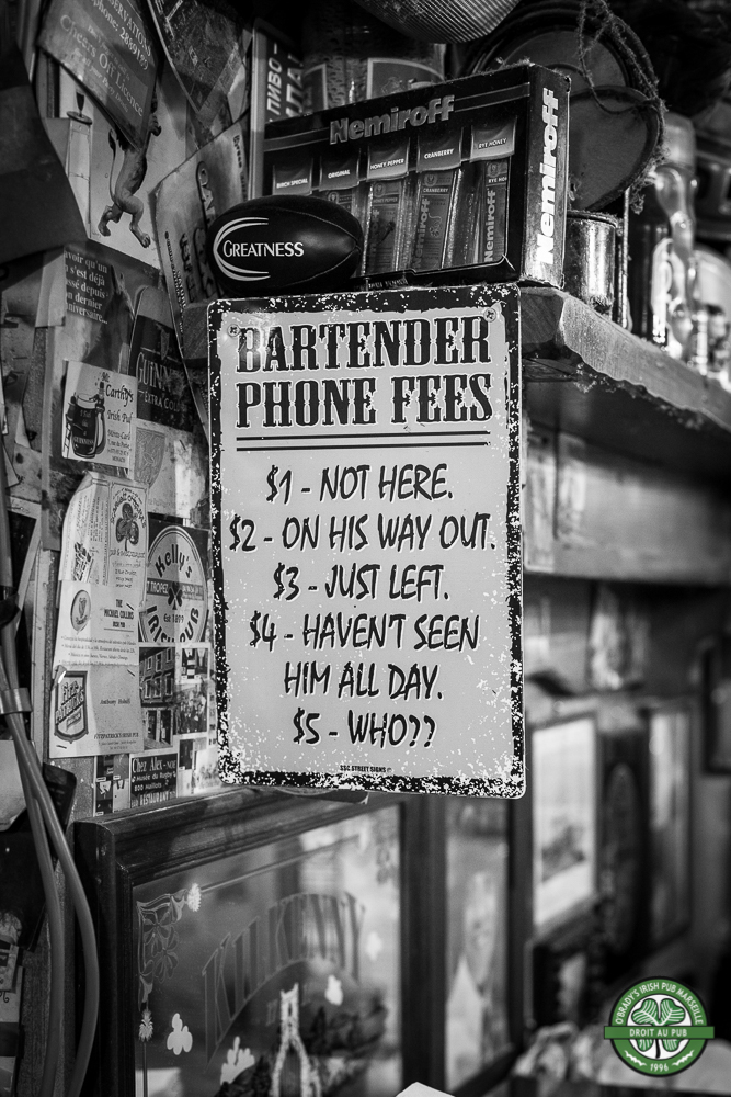 O’Bradys Irish pub, Marseille. Photos for social media.