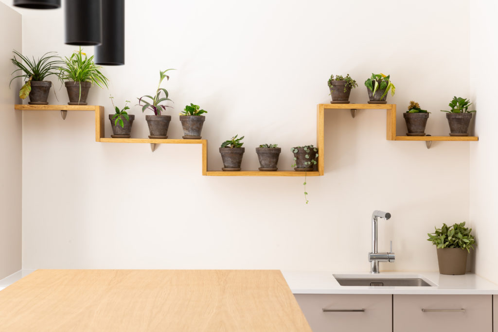 Kitchen wood design details, office, Marseille